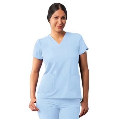 Adar - Addition - Women's Multi-Pocket V-Neck Top