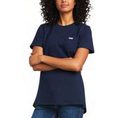 Ariat® Men's Navy Eclispe Rebar® Cotton Strong™ Short Sleeve T-Shirt