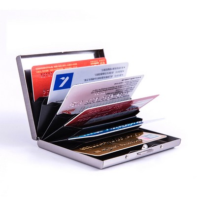 Rfid Credit Card Holder Metal Wallet