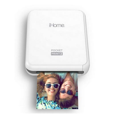 iHome® PocketPrint3™ Mobile Photo Printer