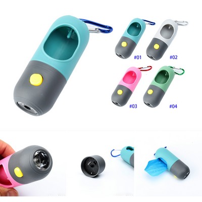Hands-Free Dog Poop Bag Holder for Leash