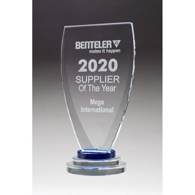 Chalice Glass Award, 9.25"H