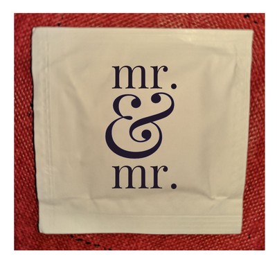 Stock "Mr. & Mr." Moist Towelettes (Pack of 50)
