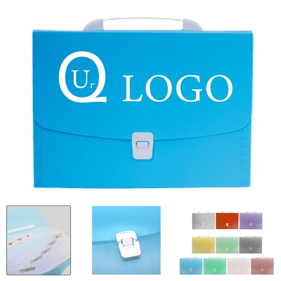 Portable Translucent Folder Bag