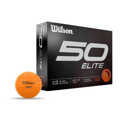 Wilson® Staff 50 Elite Orange Golf Balls