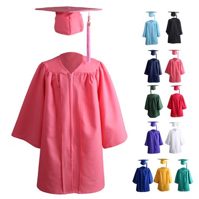 Bachelor Graduation Tassel Cap and Matte Gown