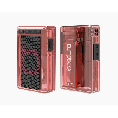 Bumpboxx Retro Pager Beeper Clear Red