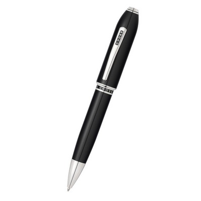 Peerless 125 Obsidian Black Lacquer with Platinum-plated Appointments Ballpoint Pen