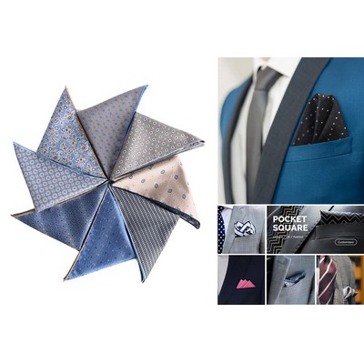 13x13 Inch Pocket Squares for Men Mens Handkerchiefs for Wedding Business Banquet Suit Accessories