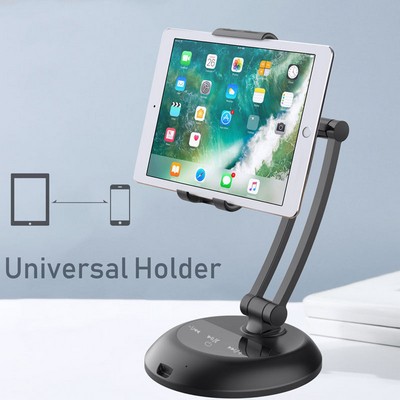 Foldable Phone Tablet Stand with Wireless Speaker