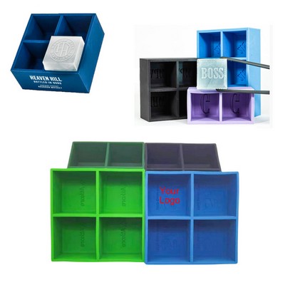 Silicone Customizable Ice Logo Cube Tray