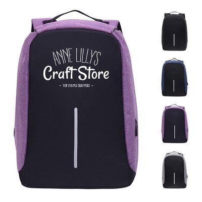 Laptop Backpack w/ External USB Port