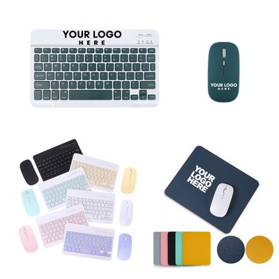 Keyboard And Mouse Set W/Mouse Pad