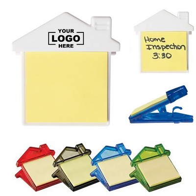 Handy House Clip With Sticky Notes