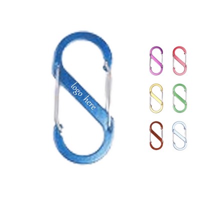 S-Shaped Stainless Steel Carabiner
