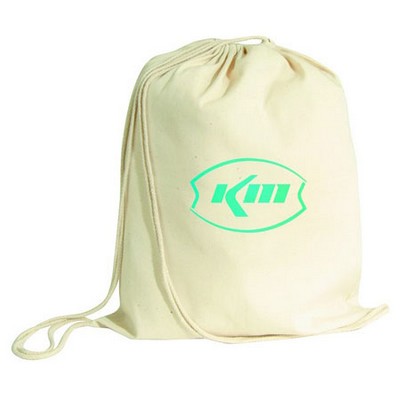 Natural Cotton Drawstring Tote/ Backpack
