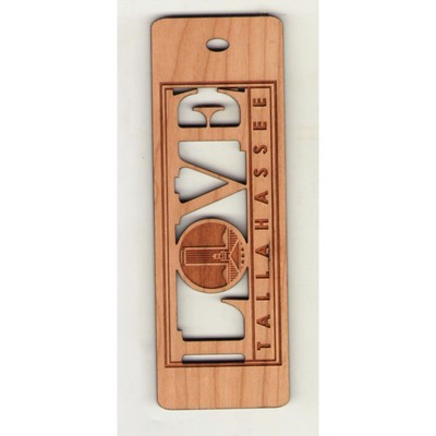1.5" x 5.75" - Hardwood Bookmark