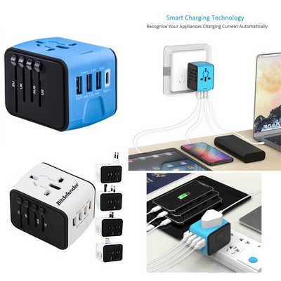 Promotek iBank® World Travel Adapter for 150 countries
