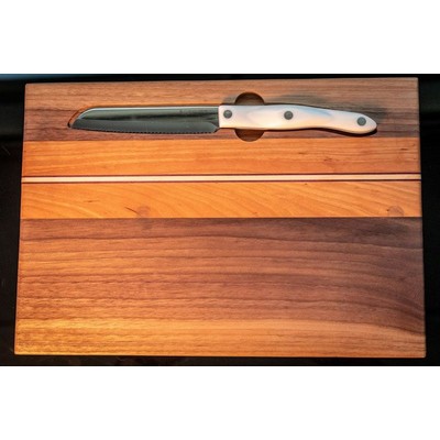 Magnetic Walnut Stripe Cutting Board (9"x13"1")