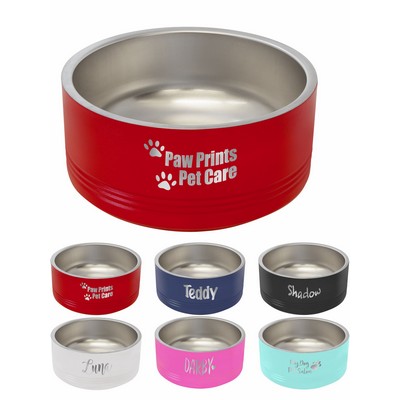 32 Oz. Polar Camel™ Stainless Steel Pet Bowl