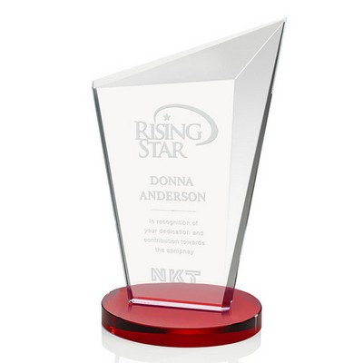 Nemesus Award w/Red Base (5 5/8"x9")