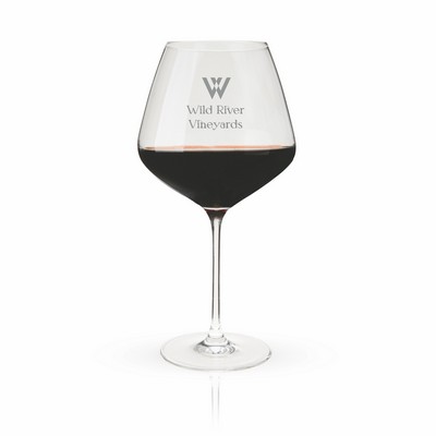 Viski® Reserve Inez Crystal Burgundy Glass