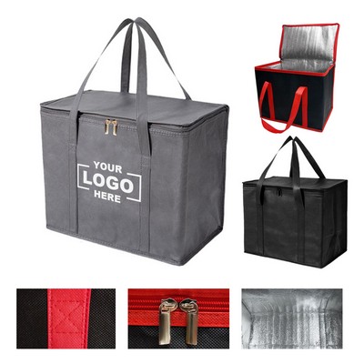 Insulated Non-Woven Grocery Tote Shopper Tote Bags