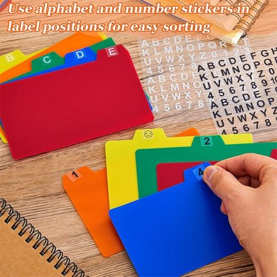 3x5 Inches Index Card Business Card Divider