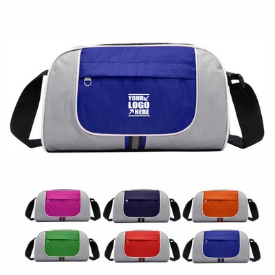 Travel Duffle Bag With Detachable Shoulder Strap