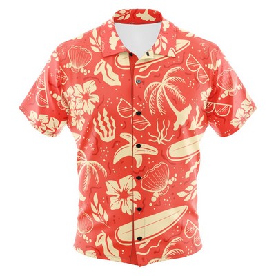 Sublimation Lightweight Mesh Full-Button Shirt - Men Women Kids