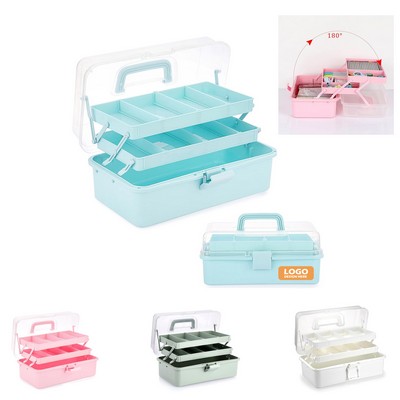 3-Tier Plastic Storage Organizer Box