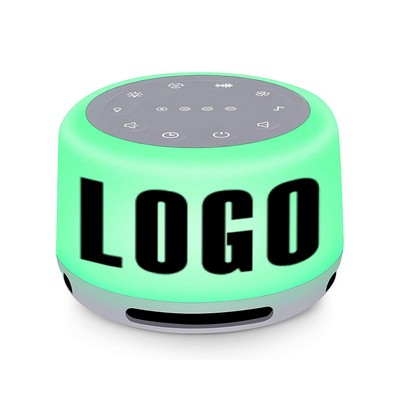 Custom ABS 7 Color Sleep Sound Machine w/Timer & Night Light MOQ60PCS