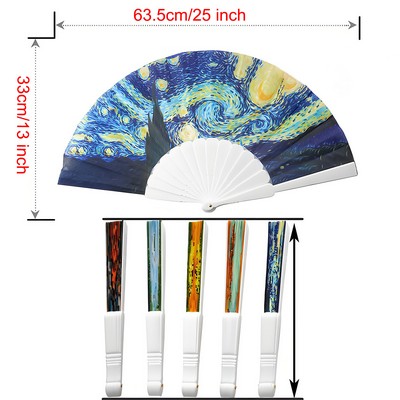 Full Color Customizable Folding Fan