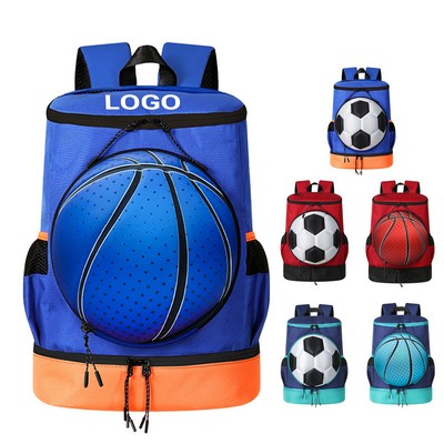 Soccer Backpack with Ball Holder