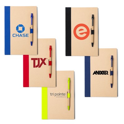 Binded Kraft Journal with Pen Closure (Factory Direct 10-12 Weeks Ocean)