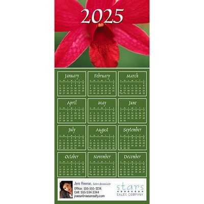 Full Color Z-Fold Calendar Greeting Cards w/Imprinted Envelopes (15"x7")