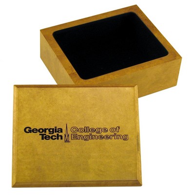 4.8" Wood Lift Off Lid Box