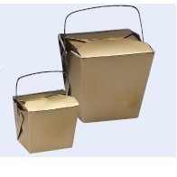 Gold Take-Out Box