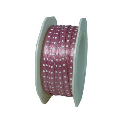 Polka Dot Ribbon Printed on Satin