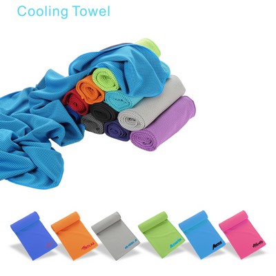 SCT04 Utral Cold Cooling Towels(32"x 12") Ice Towel Microfiber Towel