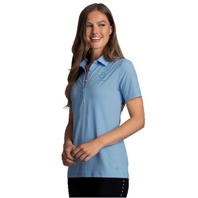 Greg Norman Women's X-Lite 50 Solid Woven Polo