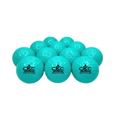 Colored Golf Balls Aqua Blue