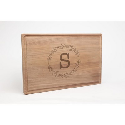 11" x 17" Walnut Cutting Board with Juice Track