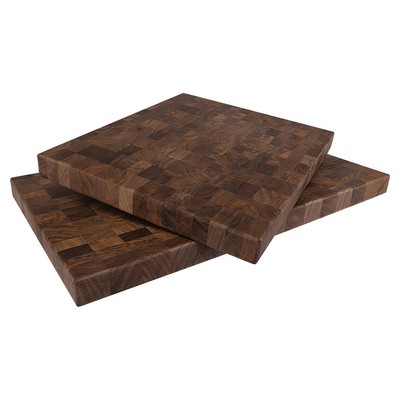16" x 13" x 1.4" Walnut Butcherblock Cutting Board