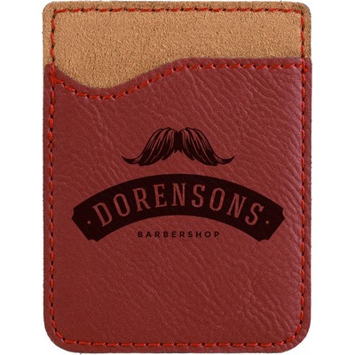 Rose Leatherette Phone Wallet