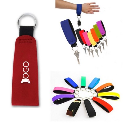Neoprene Wristband Keychain