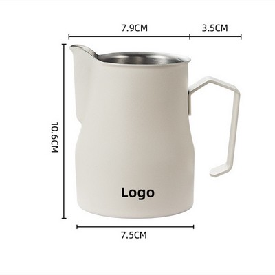 Milk Frothing Pitcher 304 Stainless Steel Multi-Purpose 350ML Home Use Frothing Pitcher