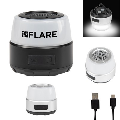 Magnetic Speaker With Emergency Light