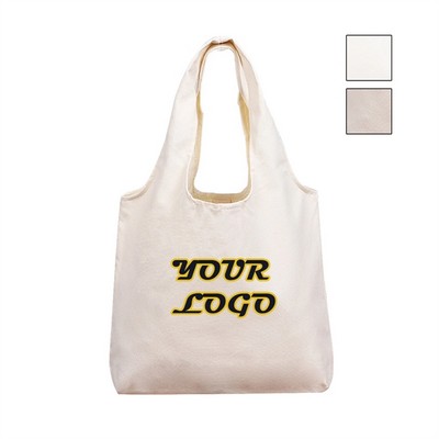 12oz Polyester Cotton Large Vest Shopping Bag