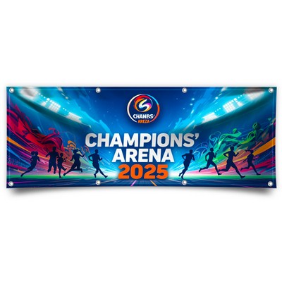3' x 8' Full Color Vinyl Banner, 13 Oz